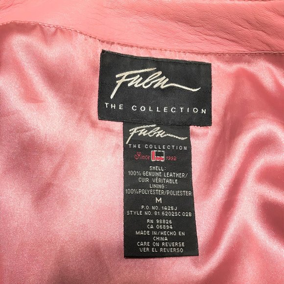 Genuine leather feminine perforated cut-out jacket - Picture 5 of 7